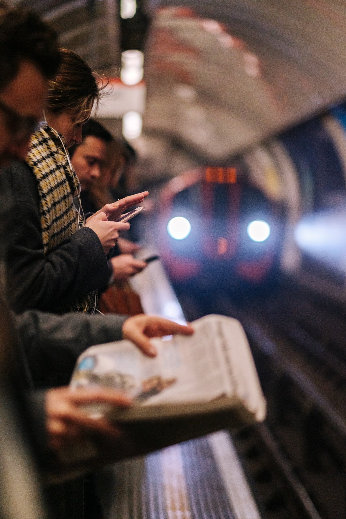 Behind the Yellow Line (A3 42x29cm)