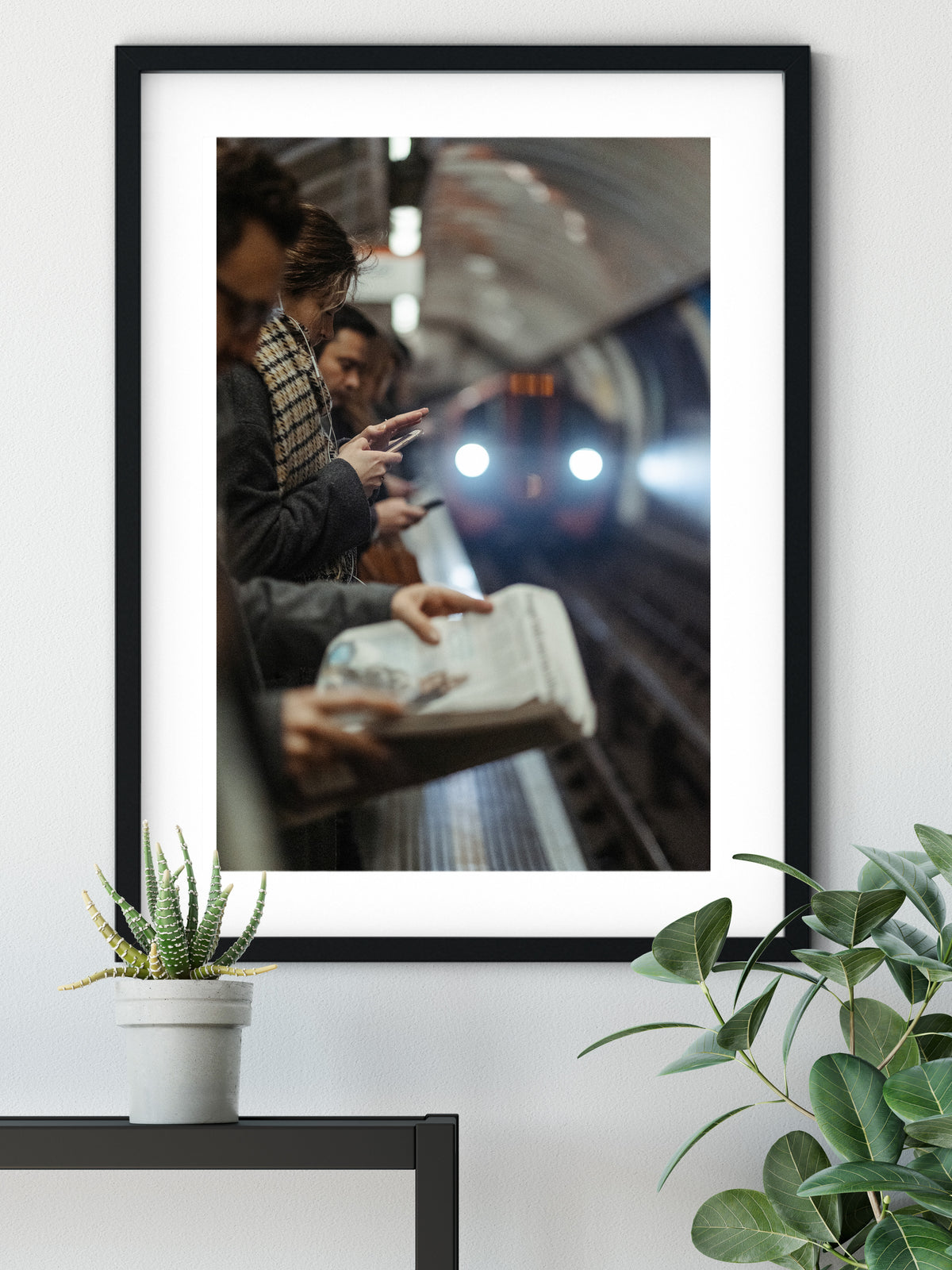 Behind the Yellow Line (A3 42x29cm)